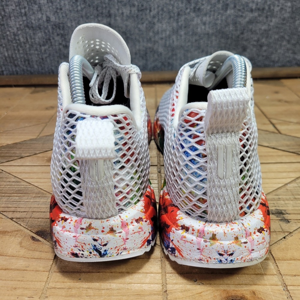 NOBULL All Pride Mesh Runner Athletic Shoes Mens 8 / Womens 9.5 Rainbow Splatter - Picture 7 of 13